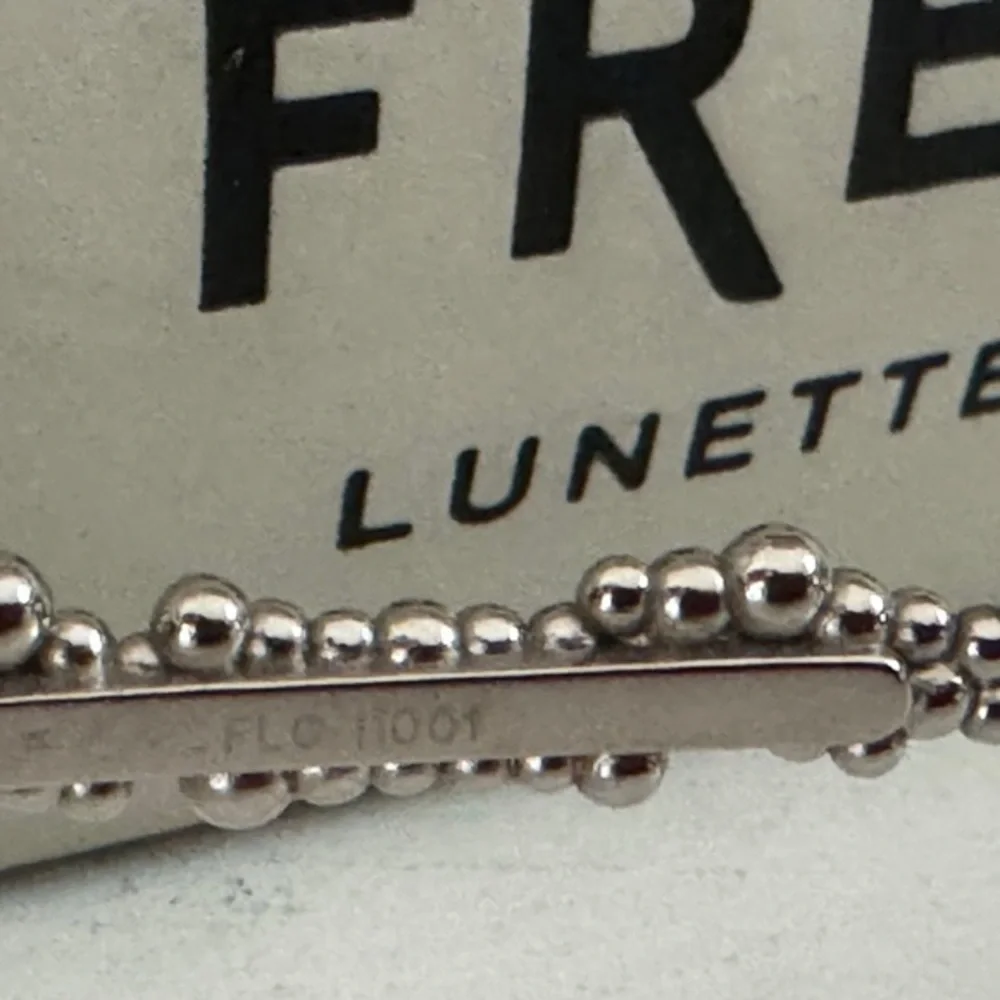 Fred Lunettes Pearls Platinum Luxury Sunglasses Gray Gradient‎ Lenses